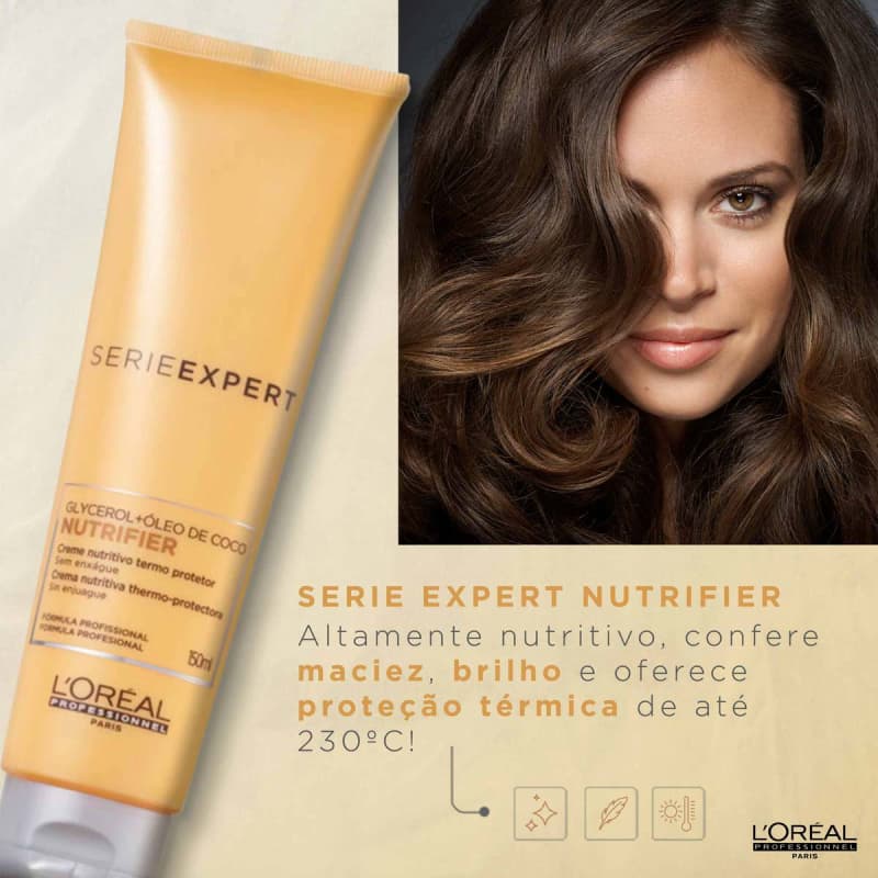 L'Oréal Professionnel Serie Expert Nutrifier - Creme Protetor Térmico 150ml