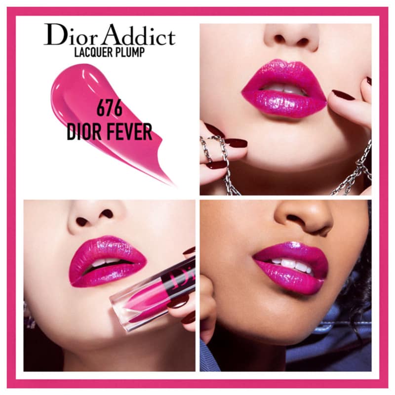 Dior Addict Lacquer Plump 676 Dior Fever - Batom Líquido Cintilante 5,5 ml