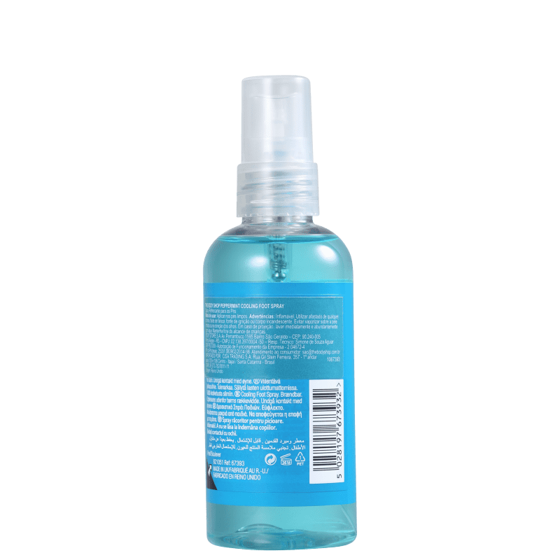 The Body Shop Peppermint Foot Spray – Spray para os Pés 100 ml