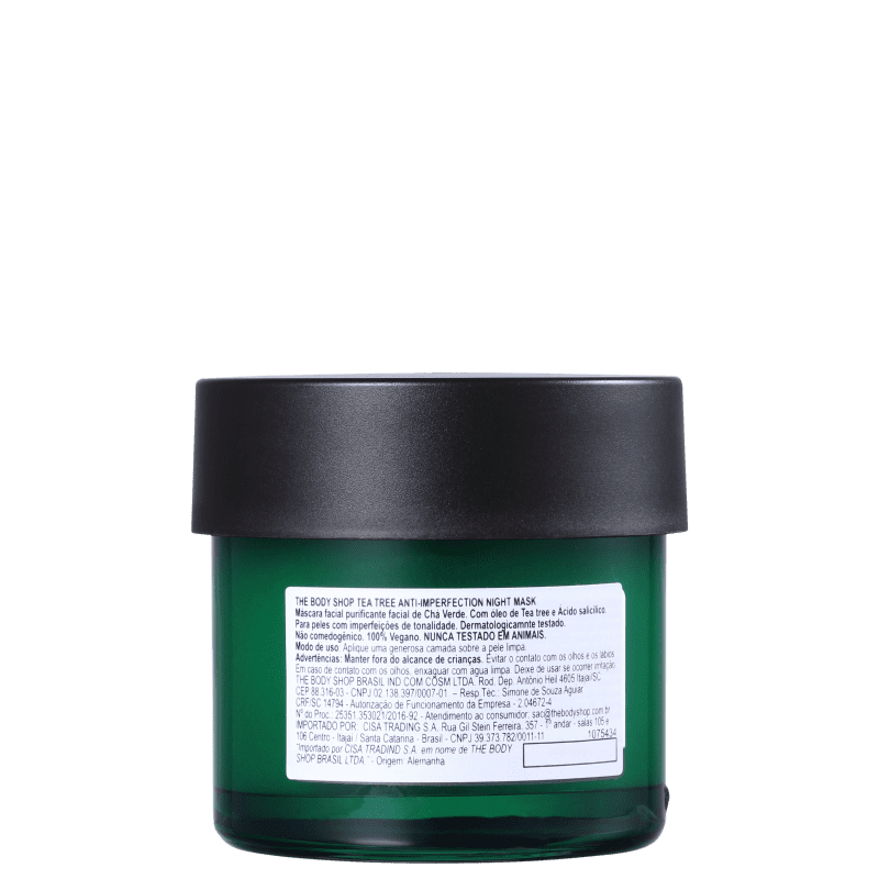 The Body Shop Tea Tree Skin Clearing - Máscara Noturna 75g