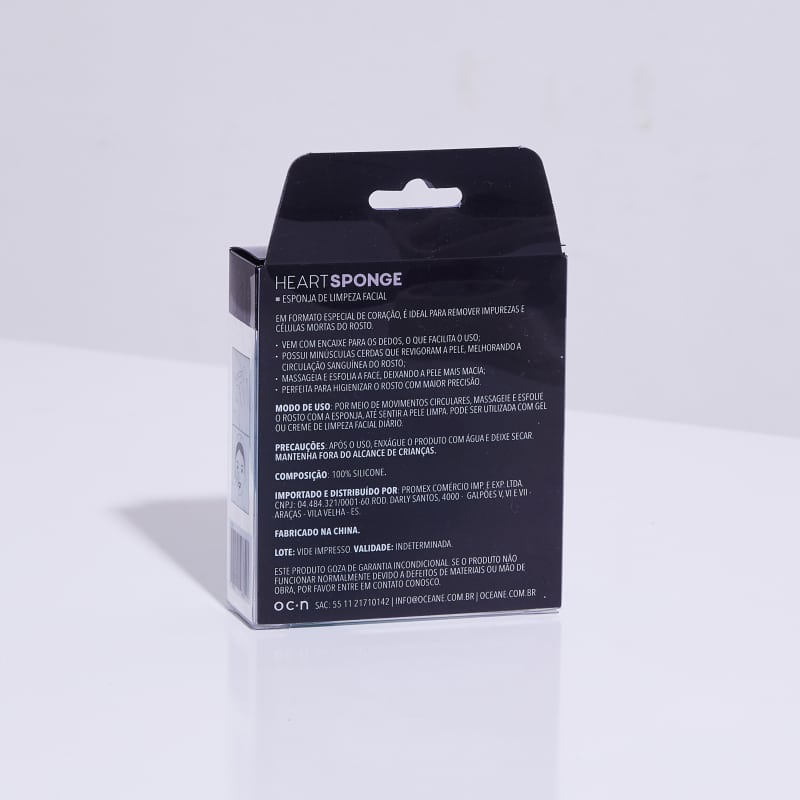 Heart Sponge Acqua - Esponja de Limpeza Facial