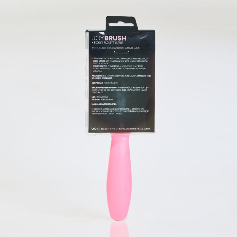 Joy Brush Rosa - Escova de Cabelo