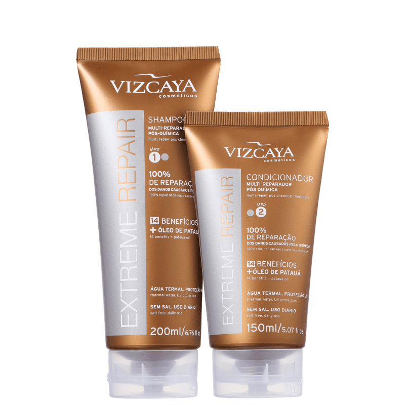 Kit Vizcaya Extreme Repair Duo (2 Produtos) Menor preço em Kit Vizcaya Extreme Repair Duo (2 Produtos)