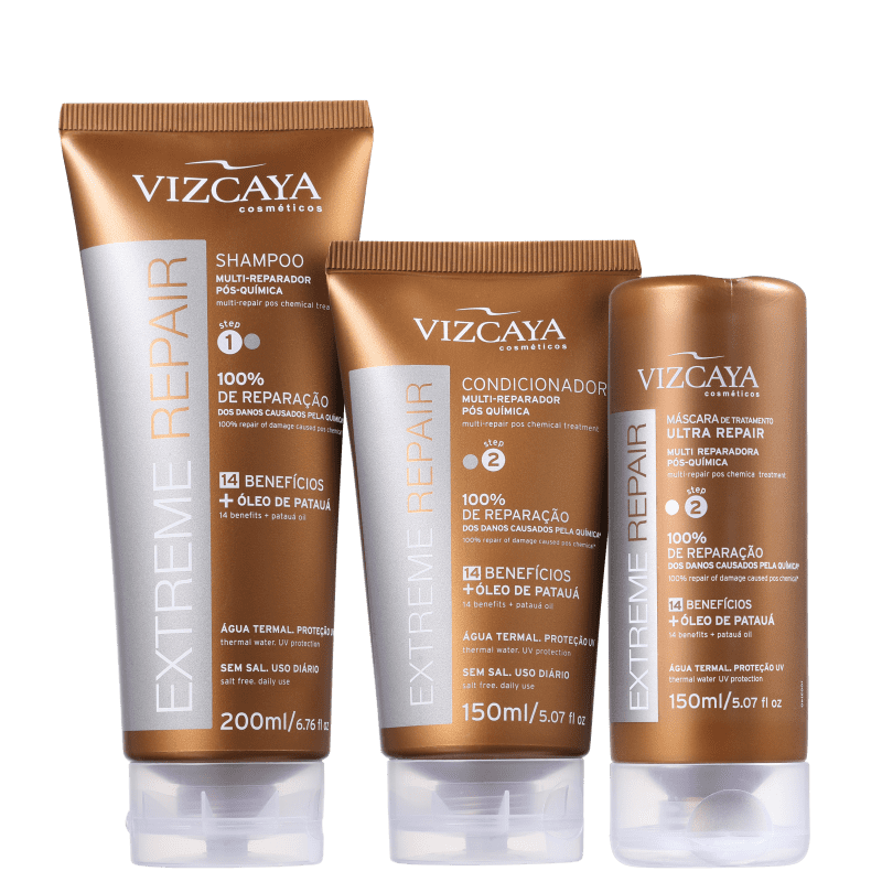 Kit Vizcaya Extreme Repair Trio (3 Produtos)