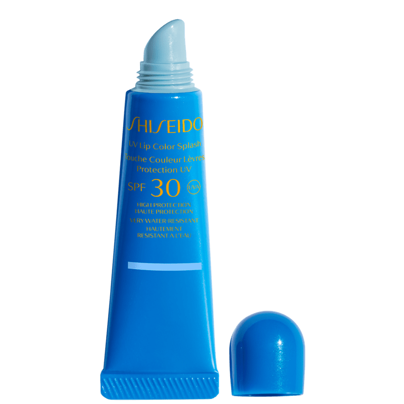 Shiseido UV Lip Color Splash FPS 30 Tahiti Blue - Gloss Hidratante 10ml