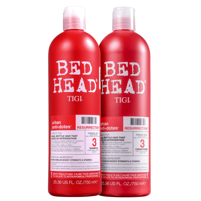 Kit TIGI Bed Head Urban Anti+Dotes 3 Resurrection Duo Salão (2 Produtos)