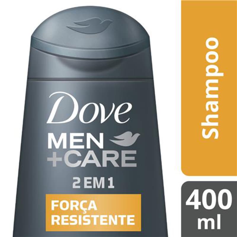 Dove Men+Care 2em1 Força Resistente - Shampoo 400ml