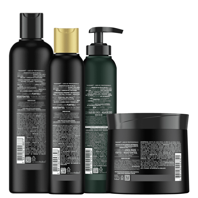 Kit TRESemmé Reconstrução e Força Baixo Poo (4 Produtos)