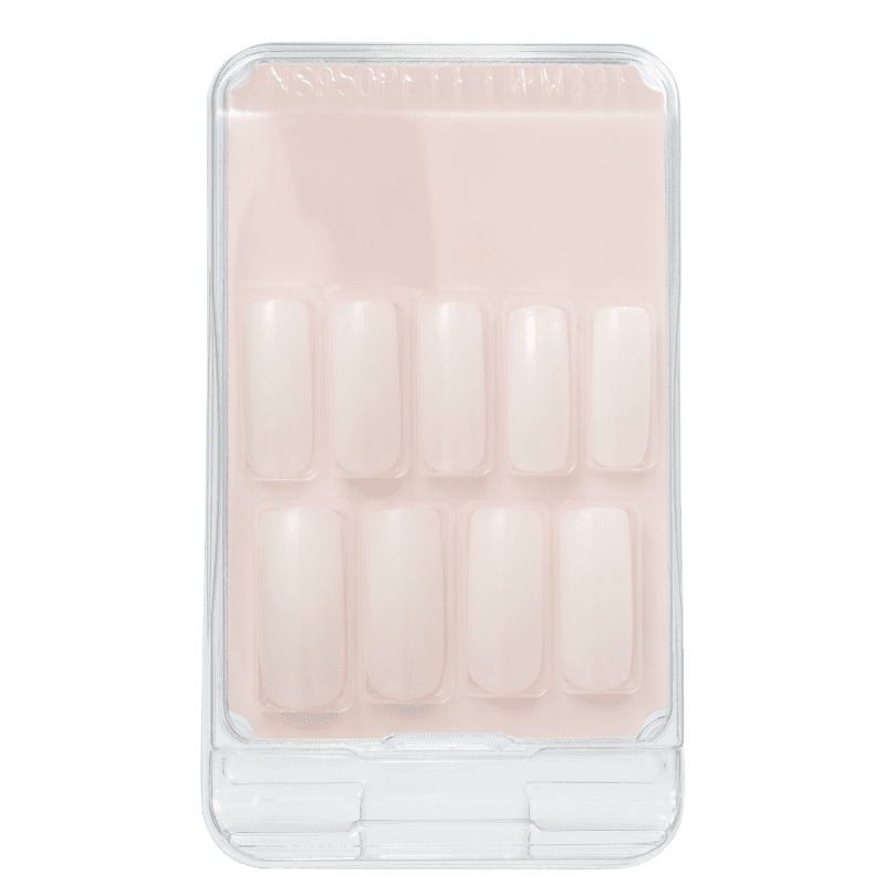 Kiss New York Salon Naturals Quadrado Longo - Unhas Postiças 13g