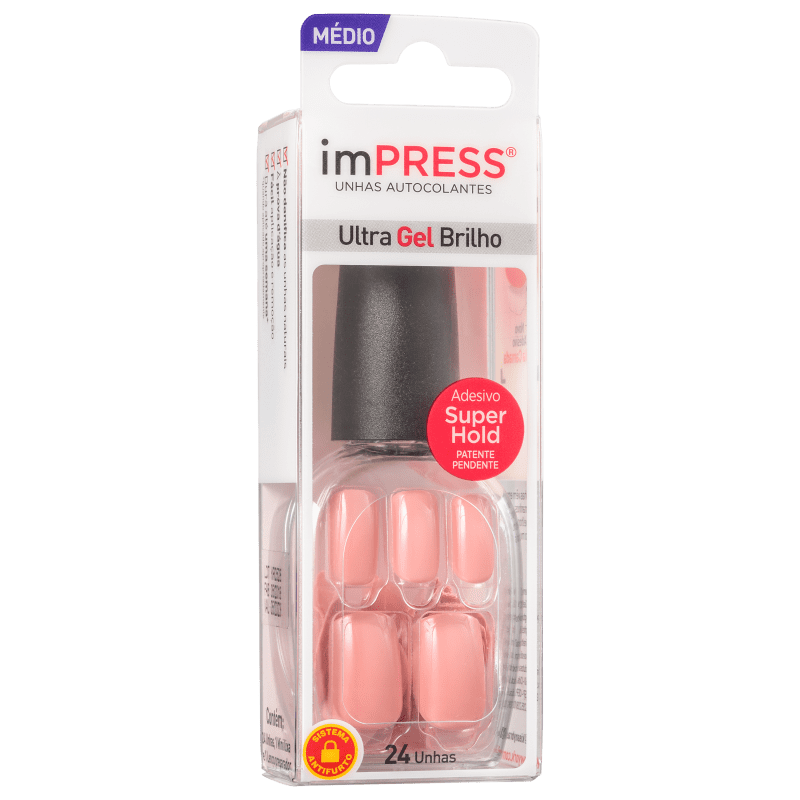 Kiss New York Impress Média Sea Breeze - Unhas Postiças