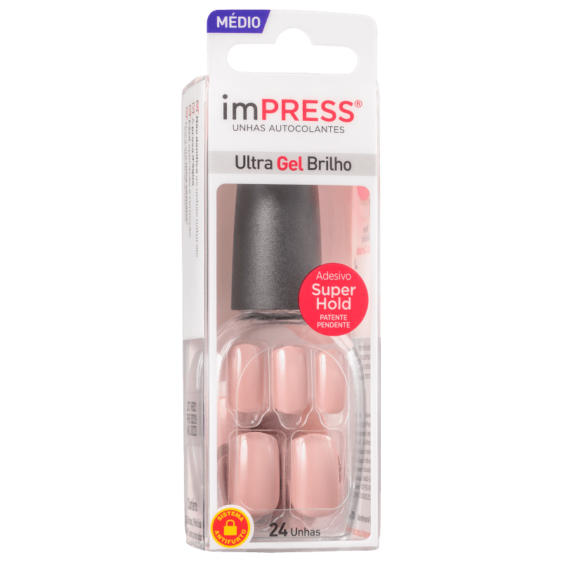 Kiss New York Impress Média Sea Sand - Unhas Postiças