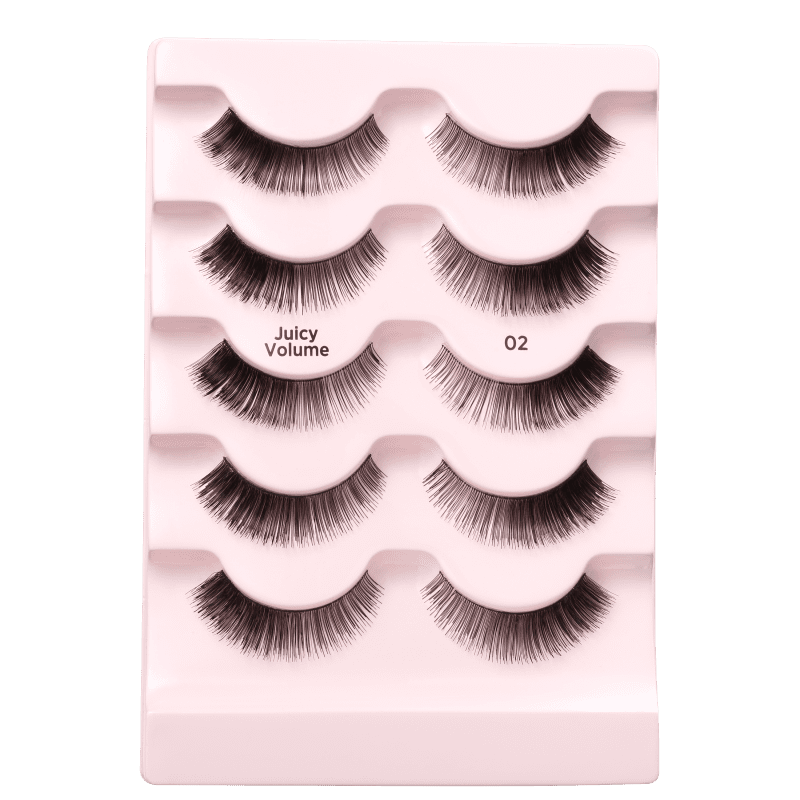 Kit Kiss New York i-Envy Juicy Volume 02 - Cílios Postiços 5x5g