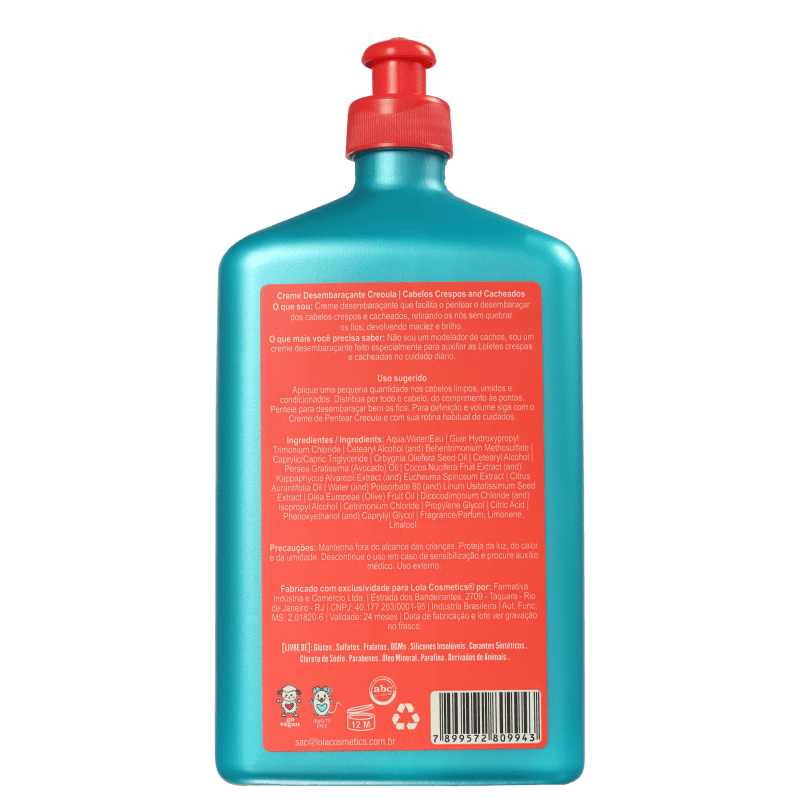Lola Cosmetics Creoula Desembaraçante - Leave-in 500g
