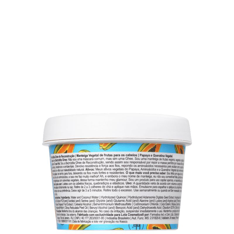 Lola Cosmetics Be(M)dita Ghee Reconstrução - Máscara Capilar 100g