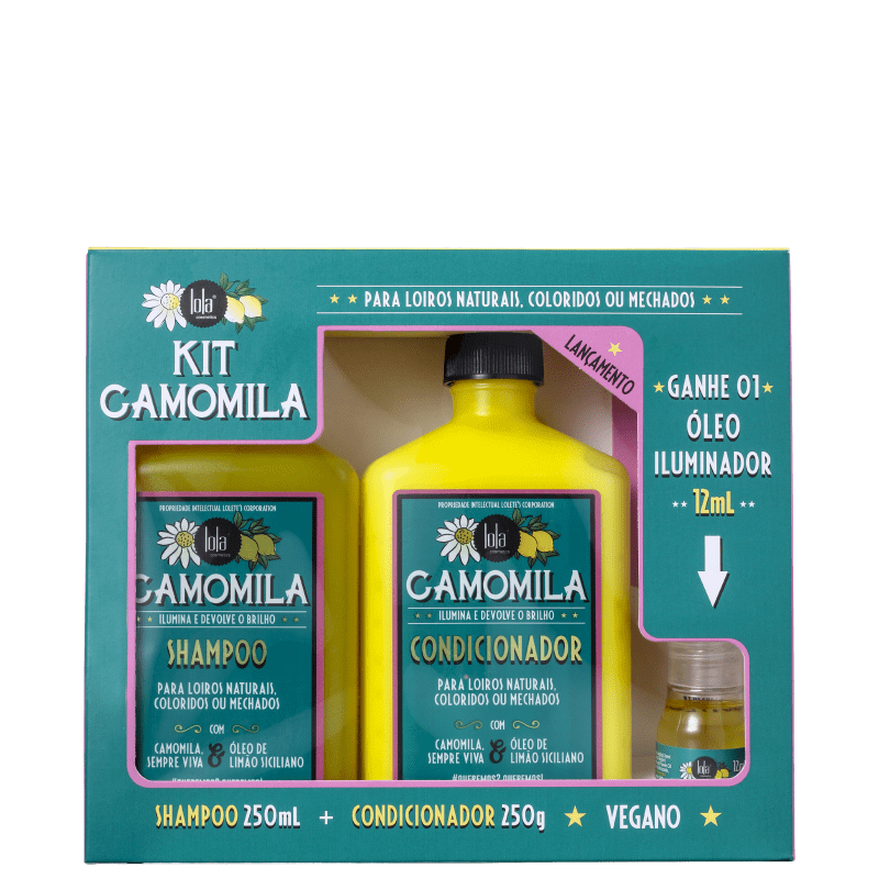 Kit Lola Cosmetics Camomila (3 Produtos)