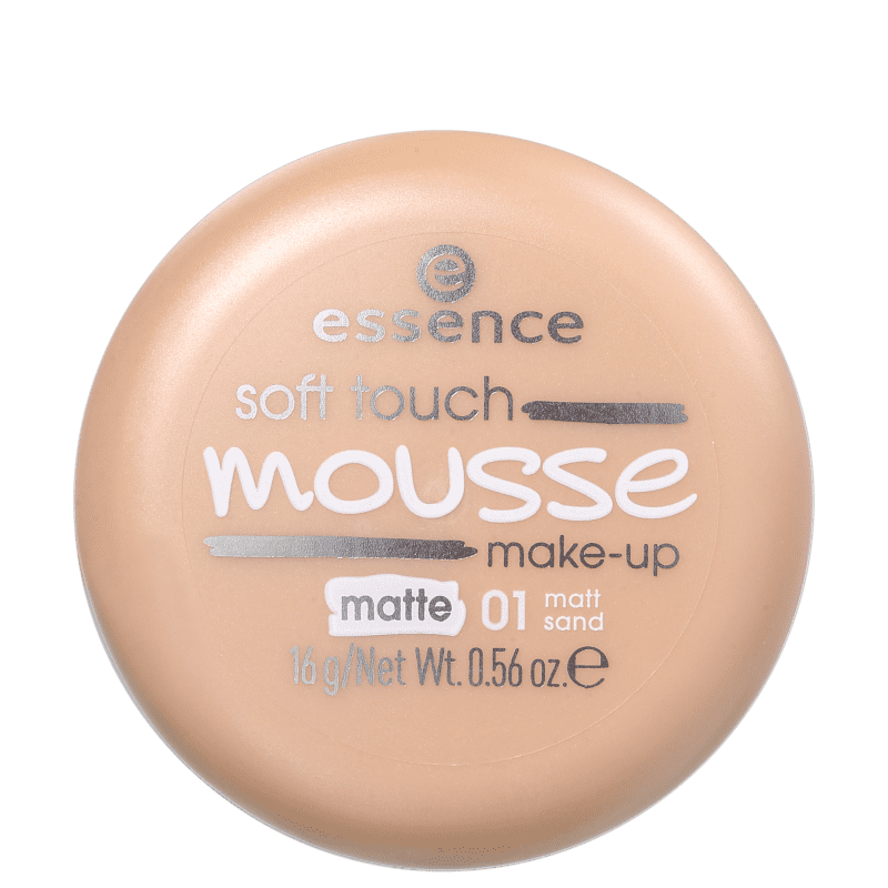 Essence Soft Touch Mousse 01 Matt Sand - Base Cremosa 16g