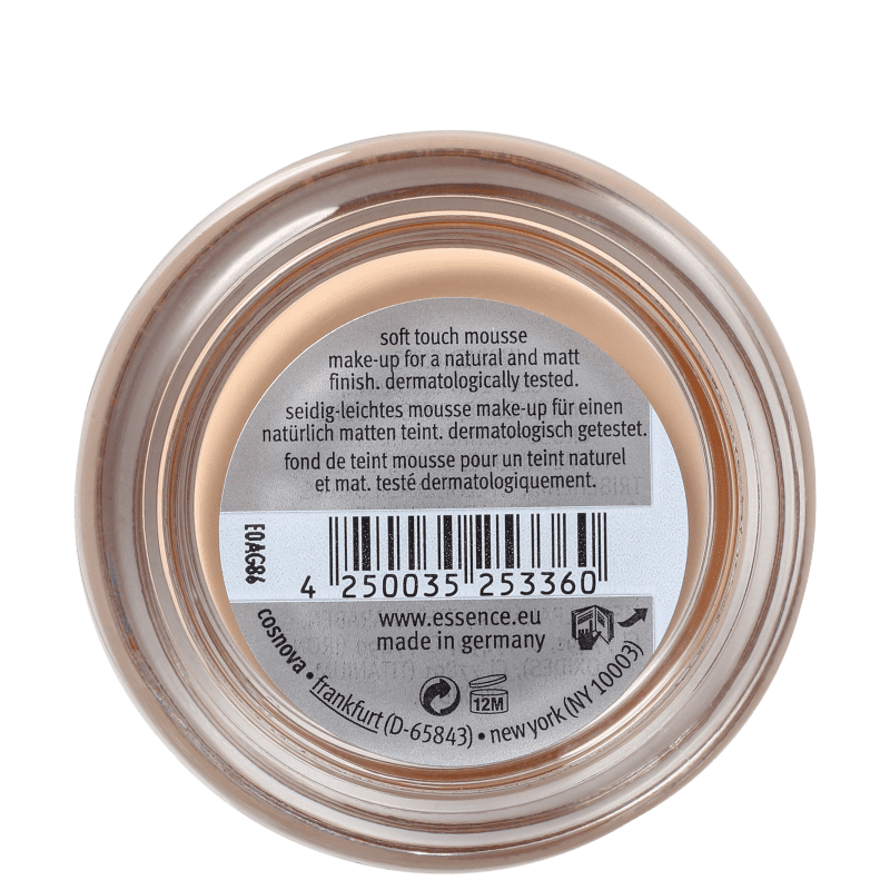 Essence Soft Touch Mousse 01 Matt Sand - Base Cremosa 16g