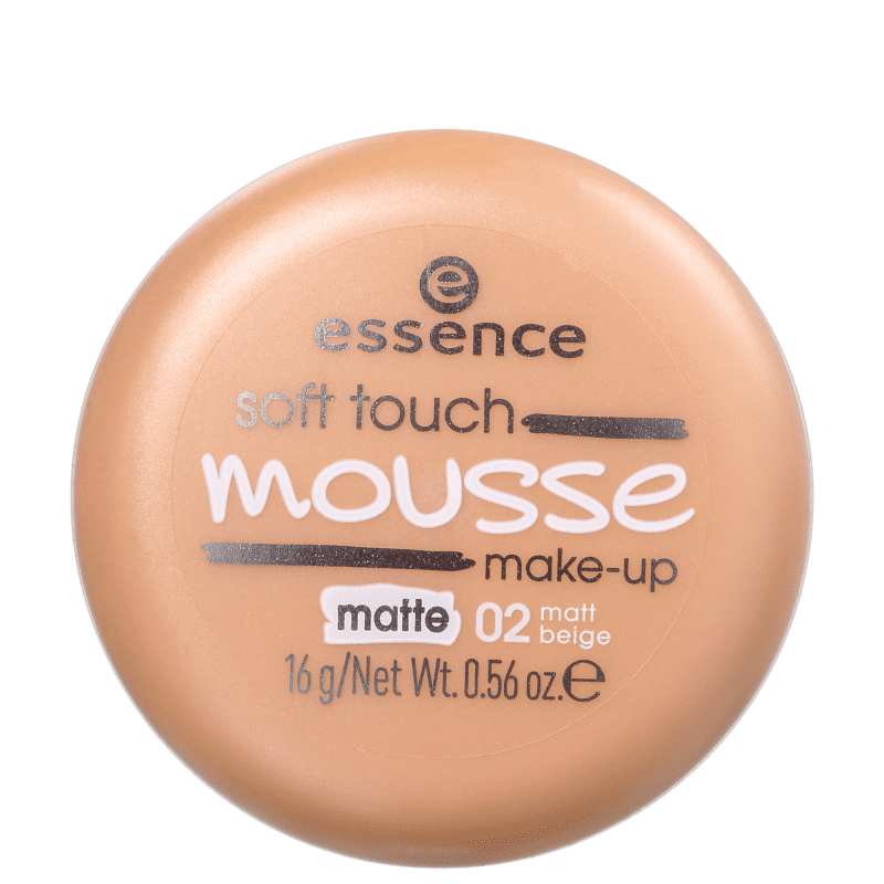 Essence Soft Touch Mousse 02 Matt Beige - Base Cremosa 16g