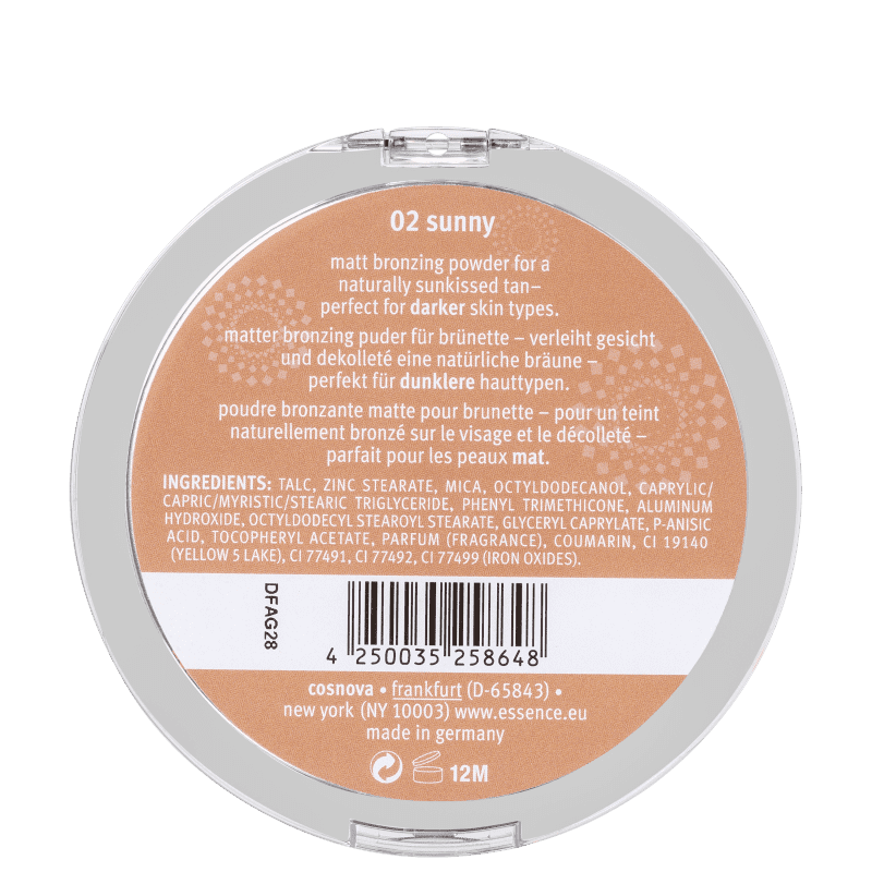 Essence Sun Club Matt 02 Sunny - Bronzer em Pó 15g