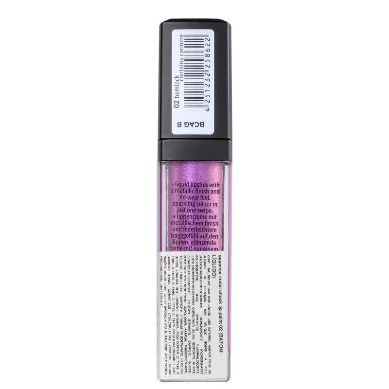 Essence Metal Shock Lip Paint 02- Batom Líquido 5ml