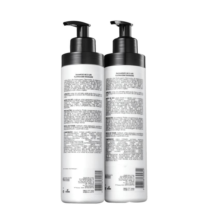Kit Eico Life Platinagem Diamante Duo (2 Produtos)