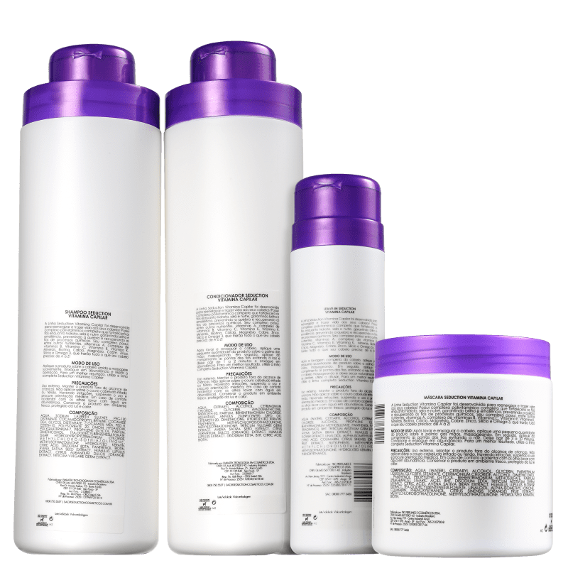 Kit Eico Seduction Vitamina Capilar Full (4 Produtos)