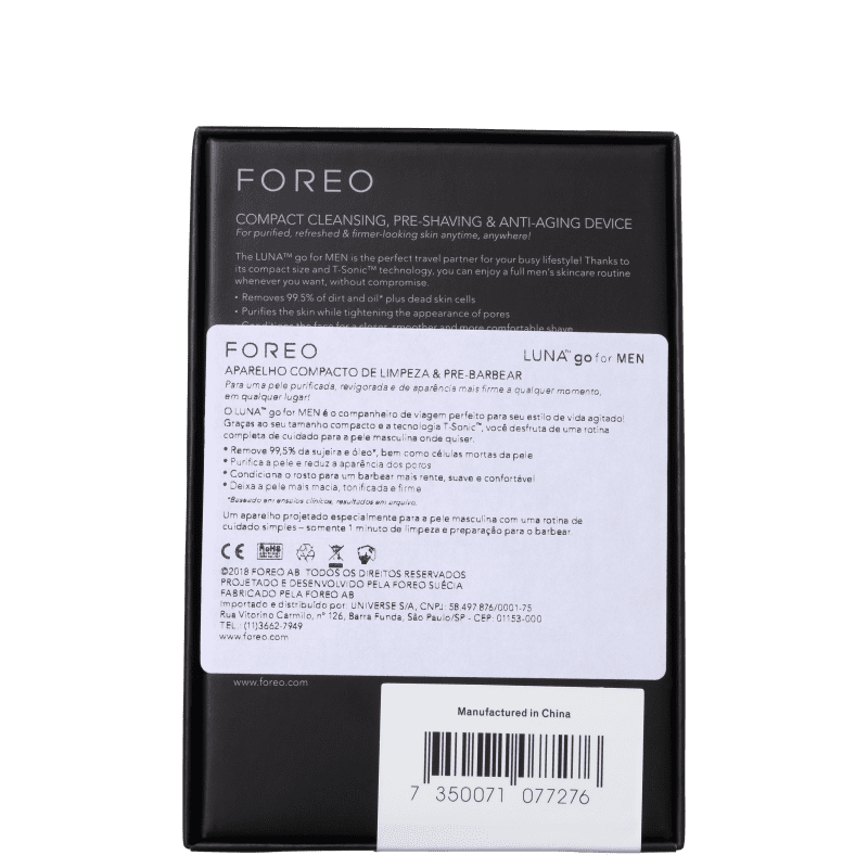 Foreo Luna Go For Men - Escova Facial Elétrica