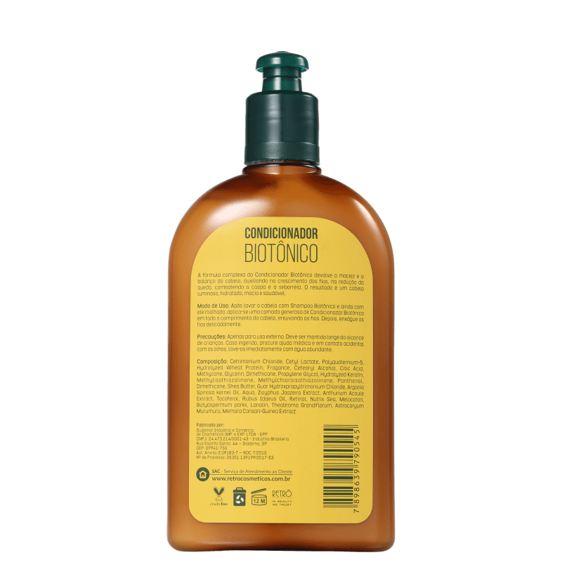 Retrô Cosméticos Biotônico - Condicionador 300ml