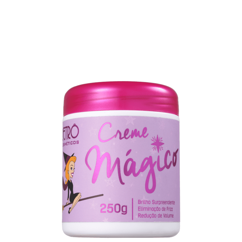 Retrô Cosméticos Creme Mágico Desmaia Cabelo - Máscara Capilar 250g