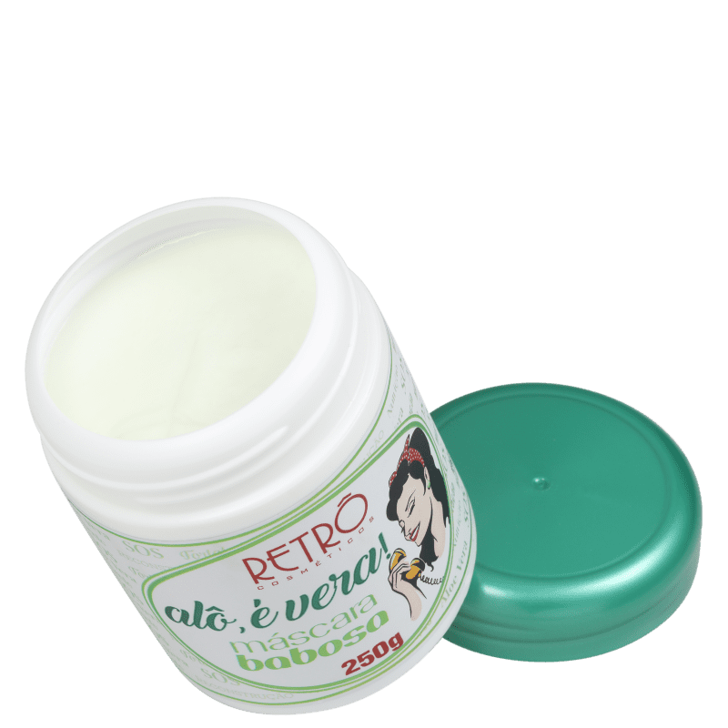 Retrô Cosméticos Alô, É Vera! Babosa - Máscara Capilar 250g