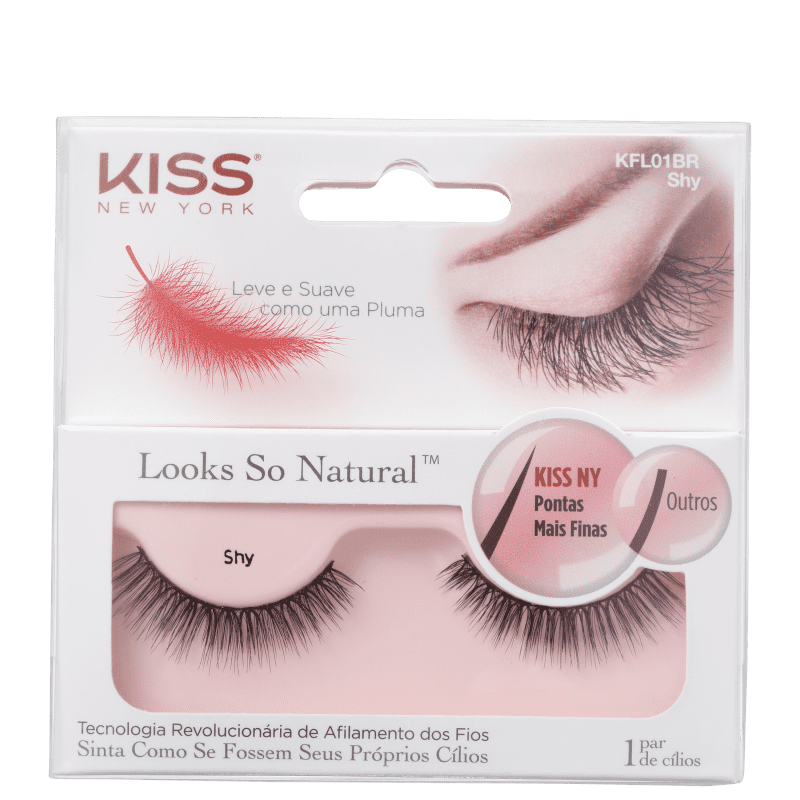 Kiss New York Looks So Natural Shy - Cílios Postiços 2g