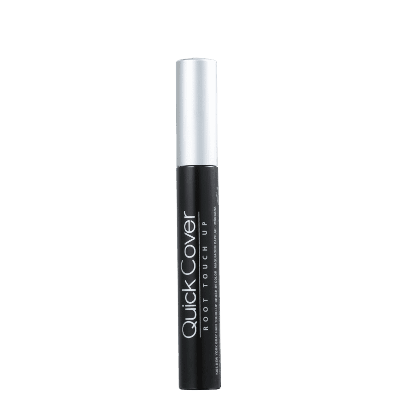 Kiss New York Gray Hair Touch Up Preto - Máscara Corretivo de Raiz 7g