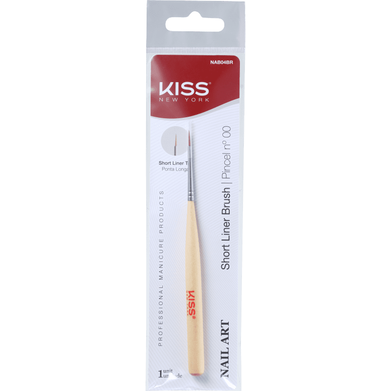 Kiss New York Nail Art Short Lines - Pincel para Unhas 4g