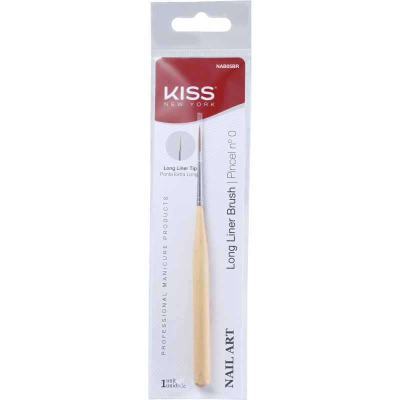 Kiss New York Nail Art Long Liner - Pincel para Unhas 4g