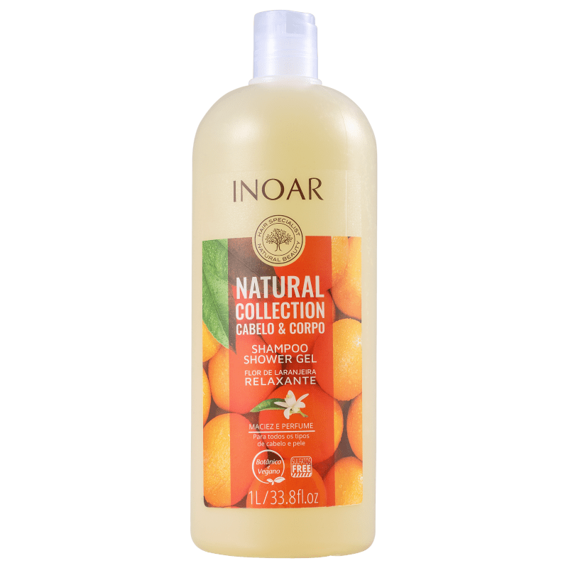 Inoar Natural Collection Cabelo & Corpo - Shampoo 2 em 1 1000ml