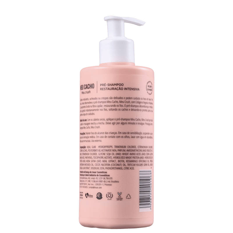 Pré-Shampoo Meu Cacho, Meu Crush 400ml