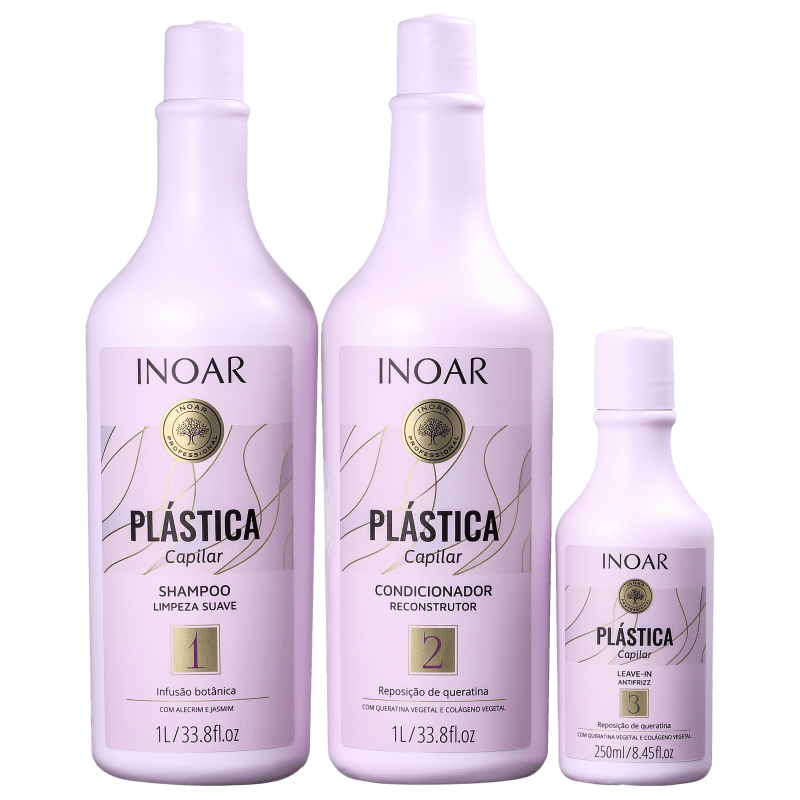 Kit Inoar Plástica Capilar (3 Produtos)