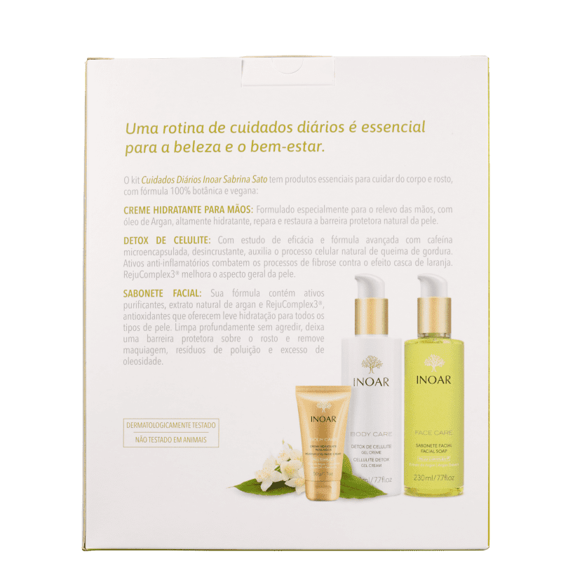 Kit Inoar Dermo Sabrina Sato Cuidado Diário (3 Produtos)