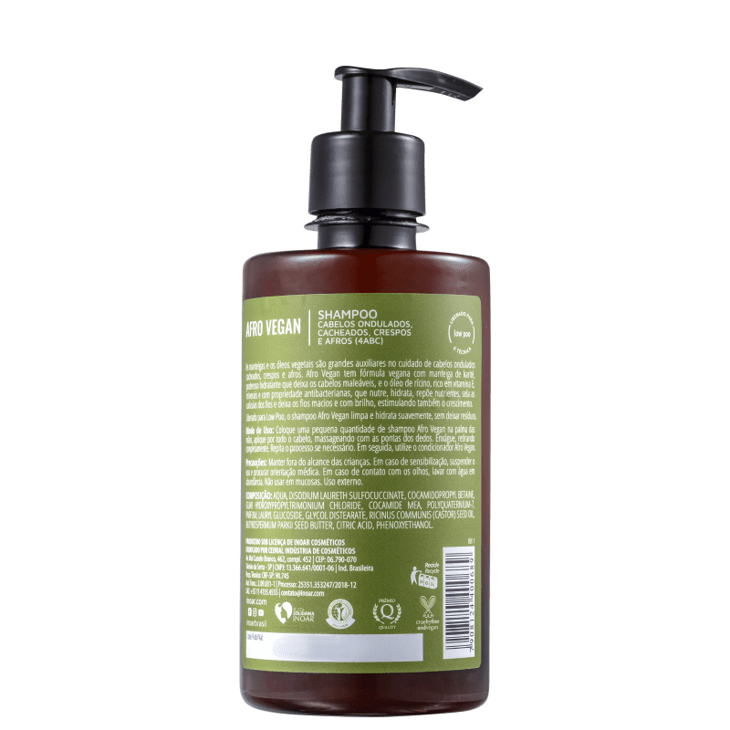 Inoar Afro Vegan - Shampoo 300ml