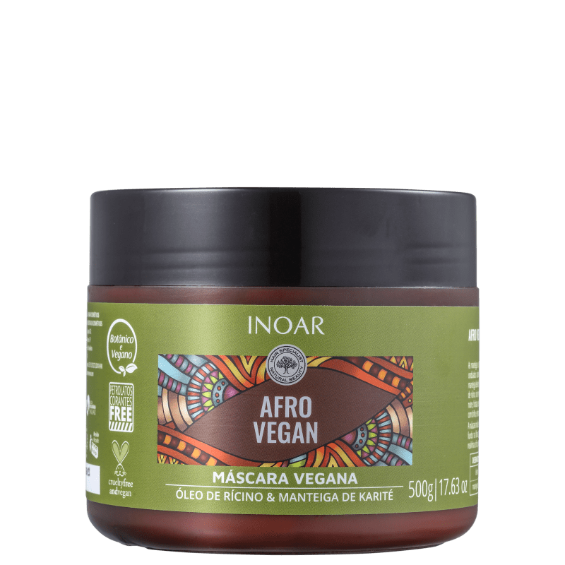 Inoar Afro Vegan - Máscara Capilar 500g
