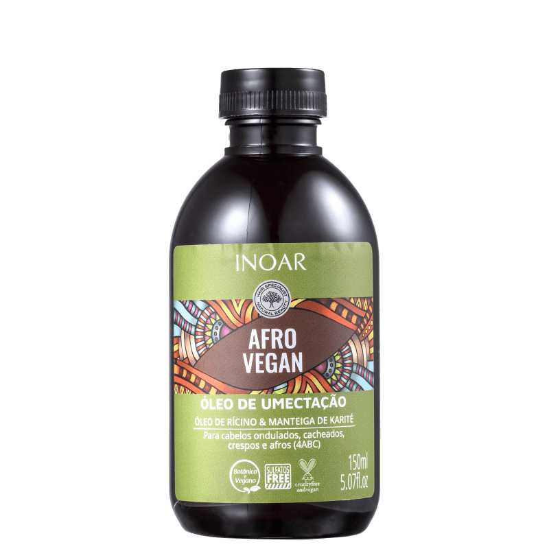 Inoar Afro Vegan - Óleo Capilar 150ml