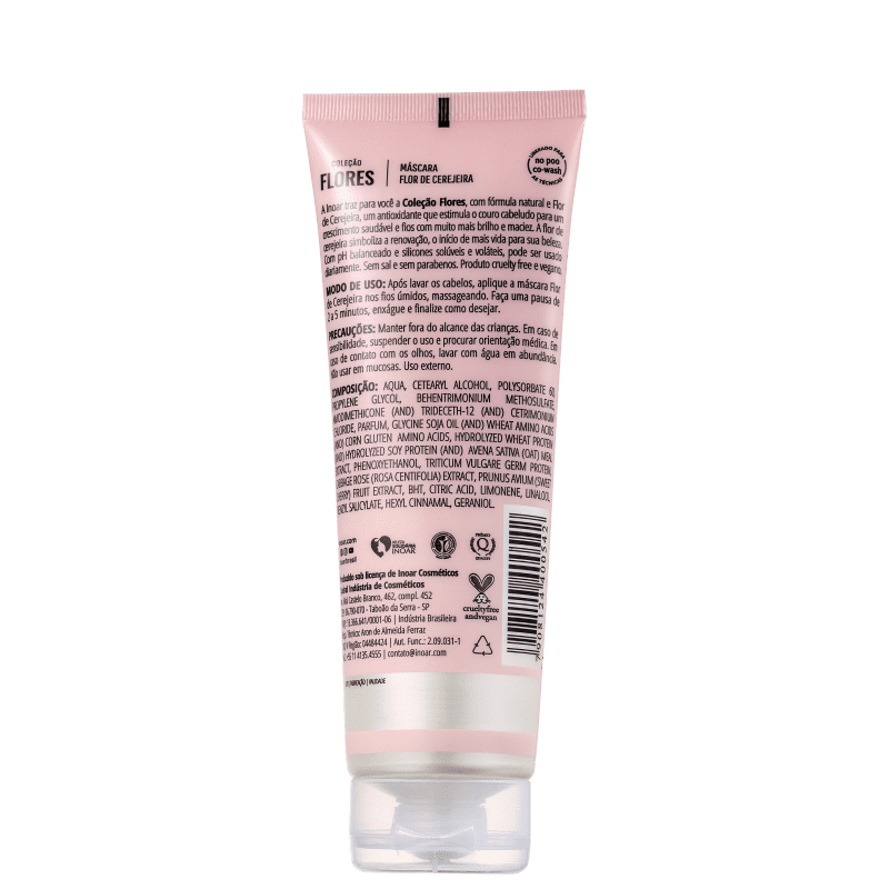 Inoar Coleção Flores Flor de Cerejeira - Máscara Capilar 240ml