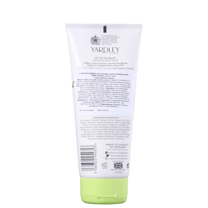 Yardley Lily Of The Valley - Esfoliante Corporal 200ml