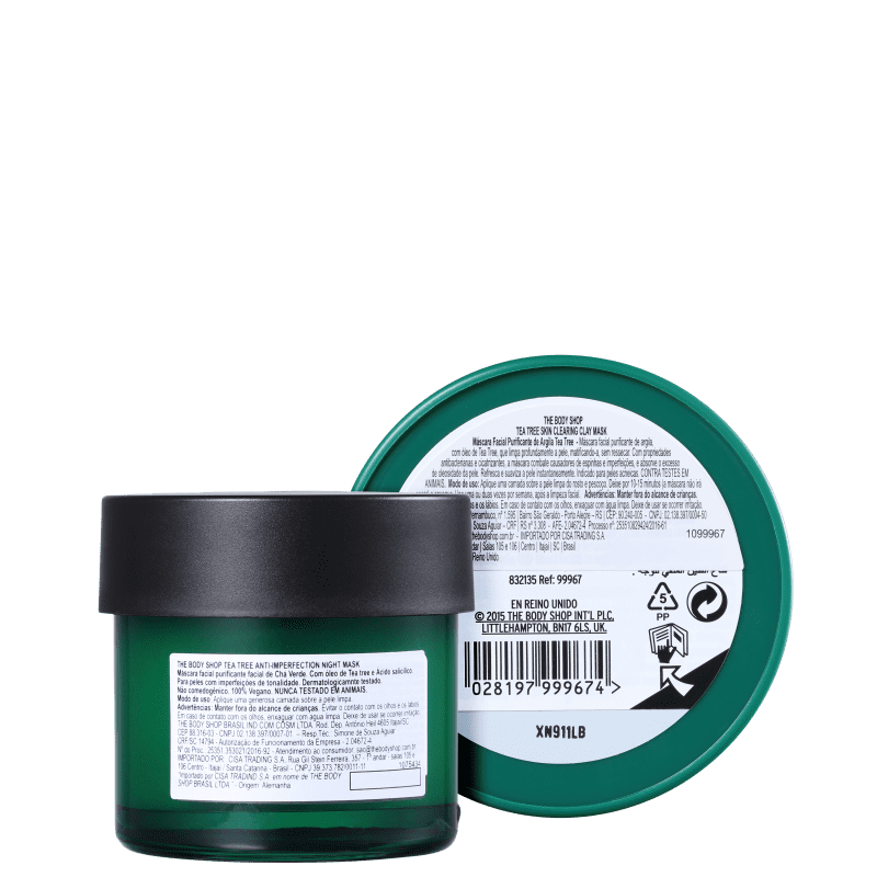 Kit The Body Shop Tea Tree Máscaras (2 Produtos)