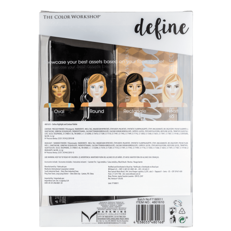 Markwins Define - Paleta de Contorno