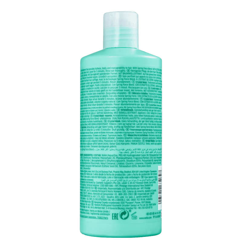 Wella Professionals Invigo Volume Boost Crystal - Máscara Capilar 500ml