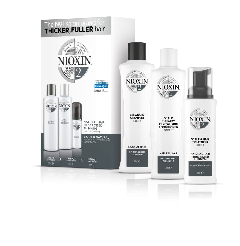 Nioxin Sistema 2 Kit De Tratamento Loyalty - Grande (3 Produtos)