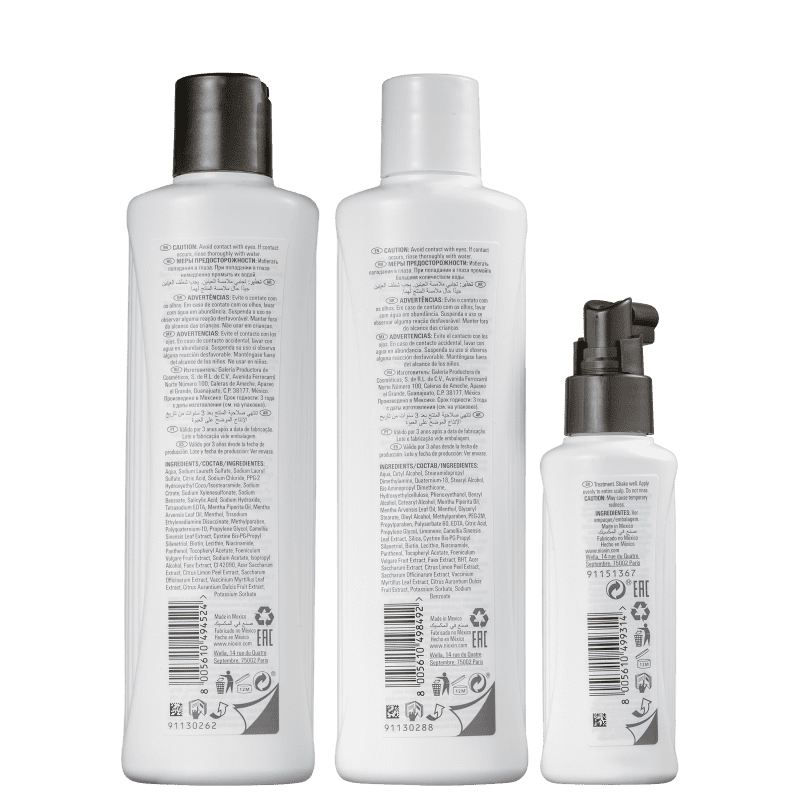 Nioxin Sistema 3 - Kit de Tratamento Loyalty - Grande (3 produtos)