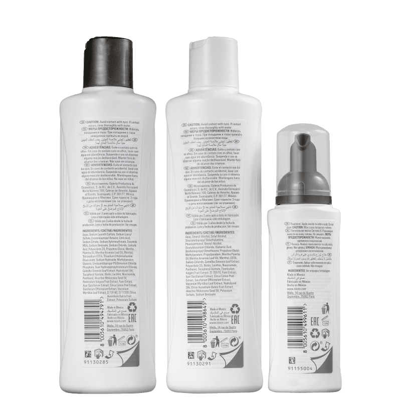 Nioxin Sistema 6 - Kit De Tratamento Loyalty - Grande (3 produtos)