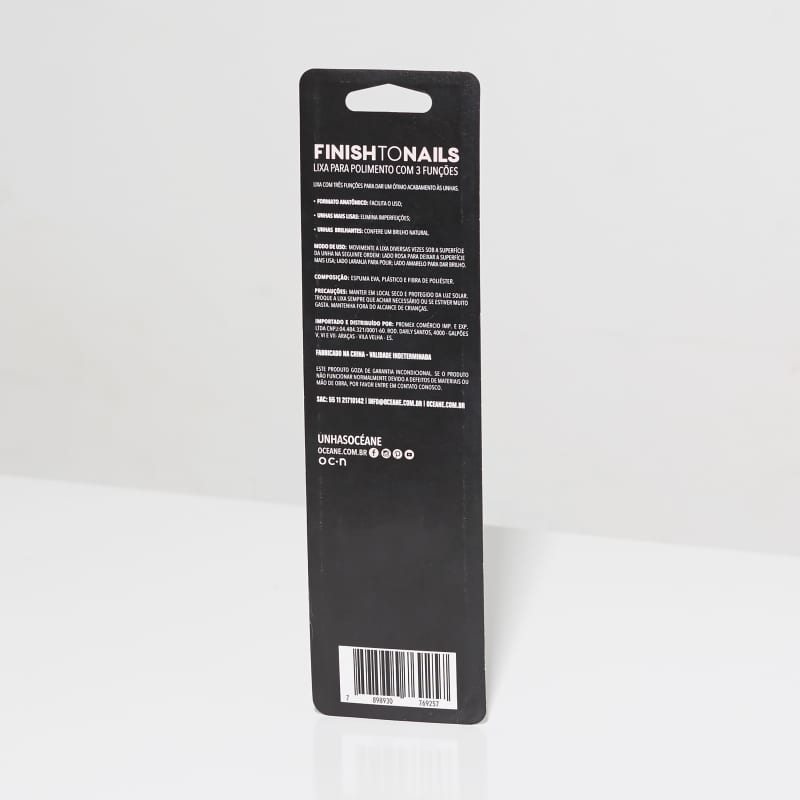 Finish To Nails Polimento - Lixa de Unha